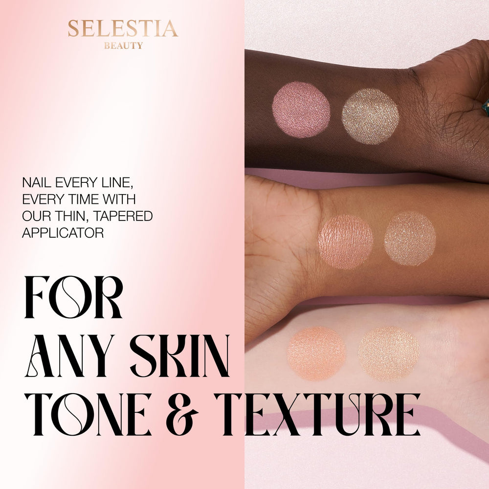 SELESTIA BEAUTY Divine V cheekbone glow highlighting contours
