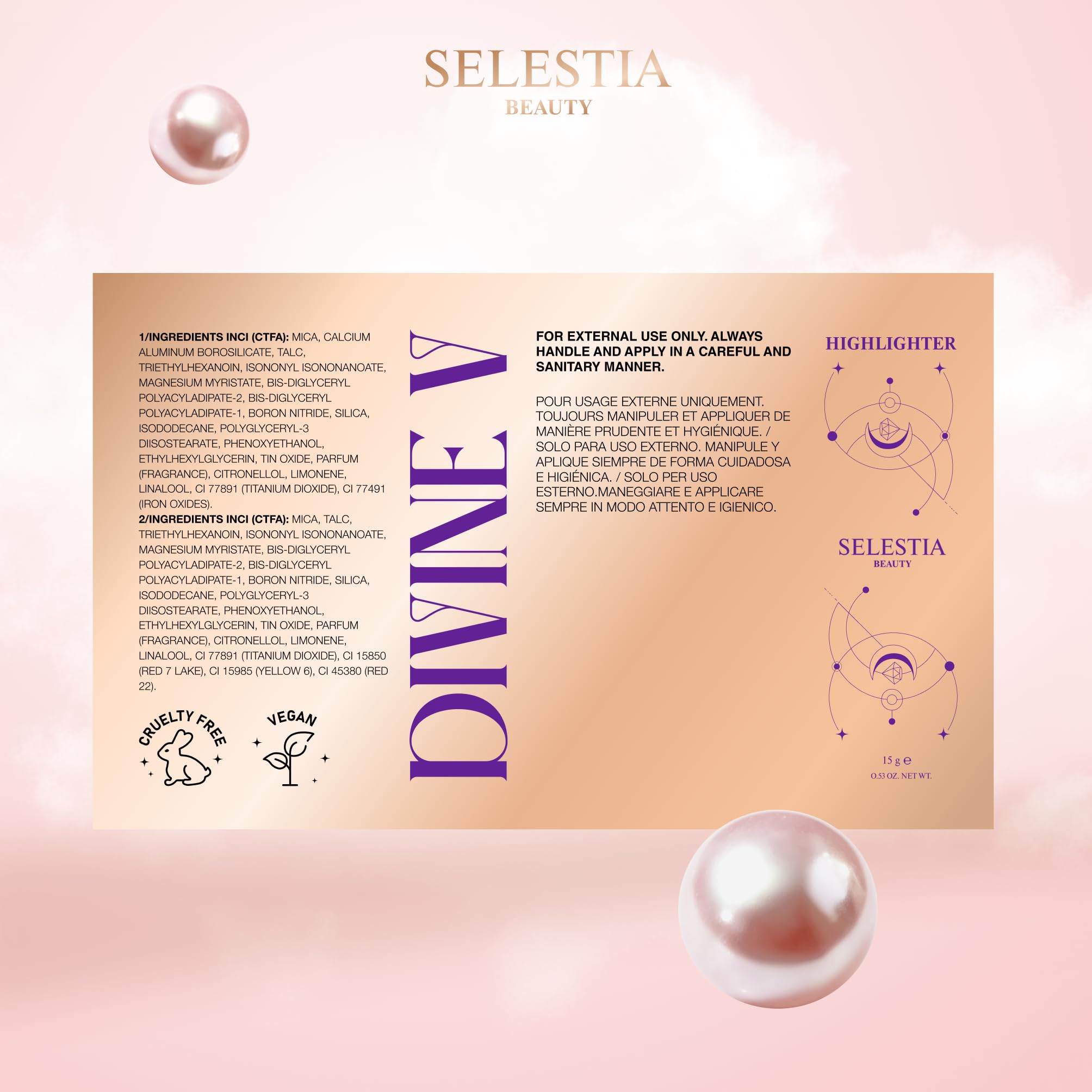 SELESTIA BEAUTY Divine V day to night glow suitable for multiple looks