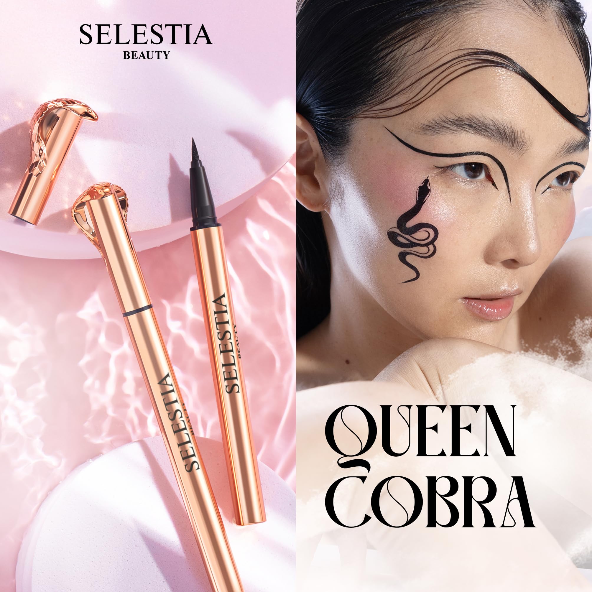 SELESTIA BEAUTY Queen Cobra quick-drying shot for no-smudge edges