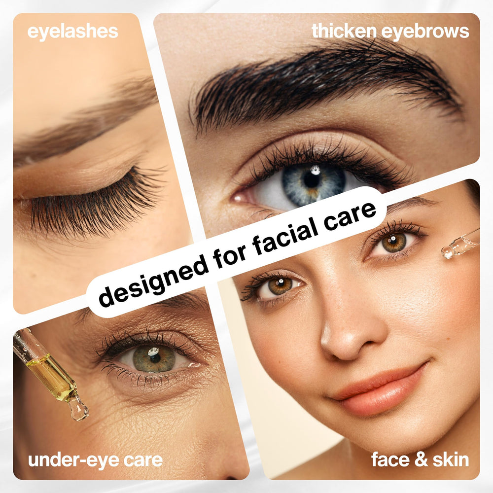 SELFWISE brow and lash conditioner brush applying fuller looking brows and lashes