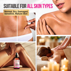 SelfWise castor oil blend texture swirl highlighting rich nourishing consistency