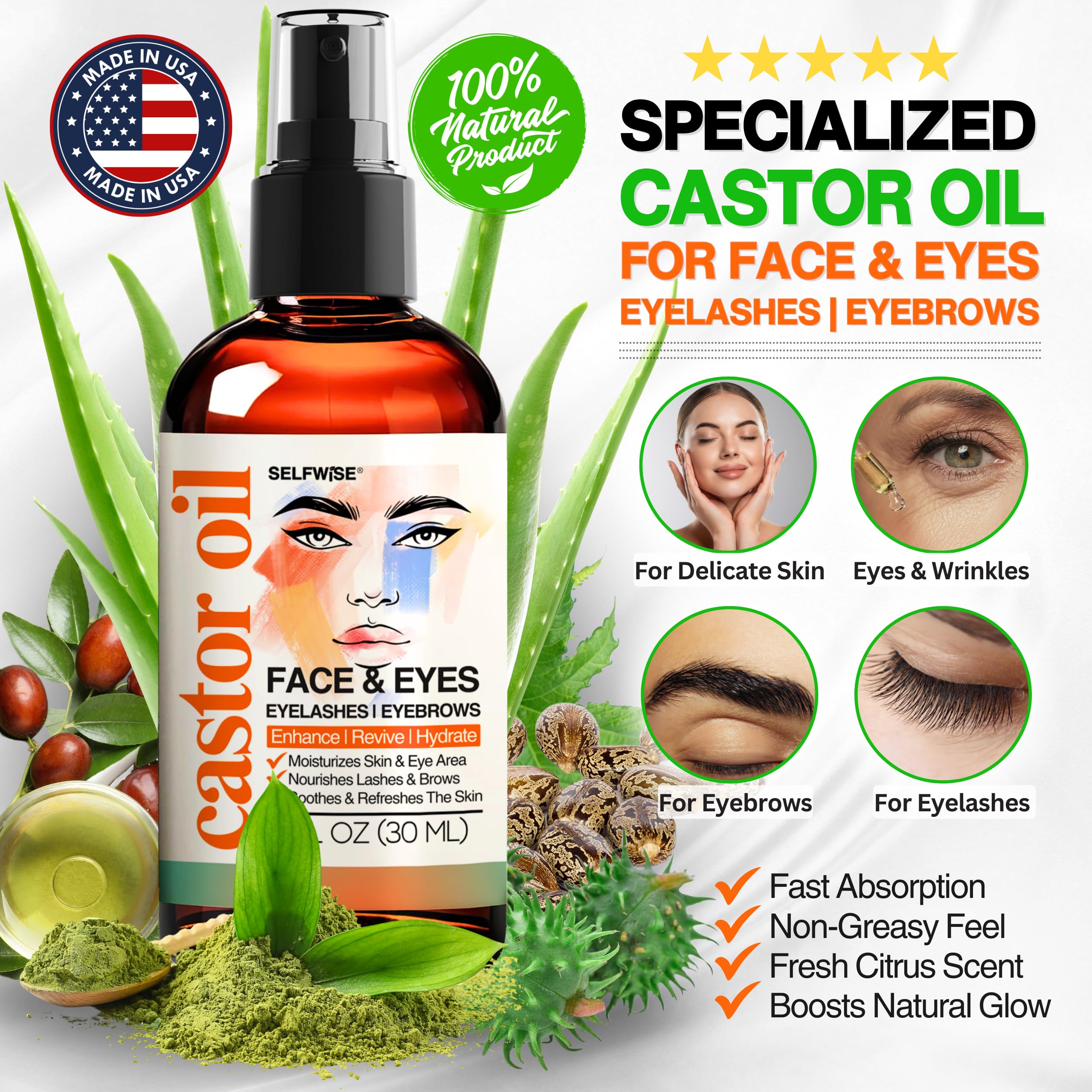 SELFWISE face moisturizer being massaged into skin for lasting hydration