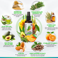 SELFWISE Rice Water Spray scalp-application scene shows an easy, refreshing boost.