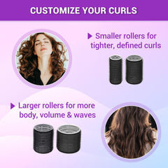 Selizo comb included for detangling before winding around rollers.