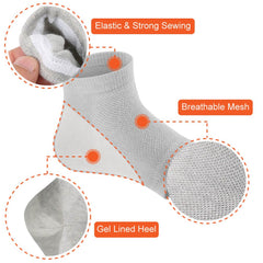 Selizo gel heel socks with moisturizing gel — supports hydration of dry heels.