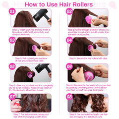 Selizo hair clip set with 12 pieces keeps curls secure during styling