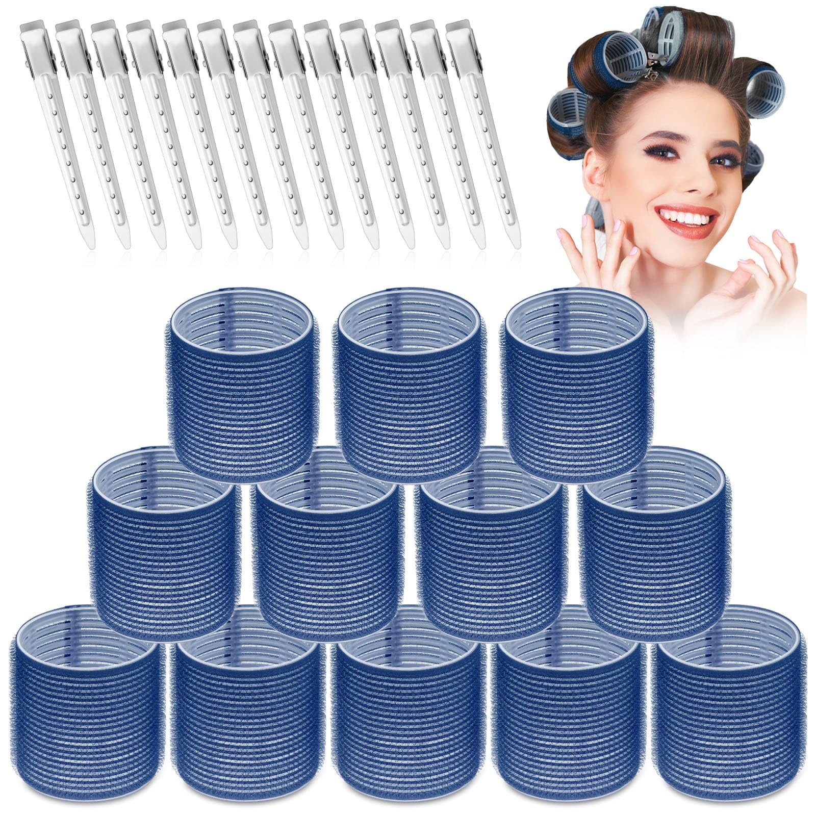 Selizo jumbo hair rollers set in packaging for convenient home styling