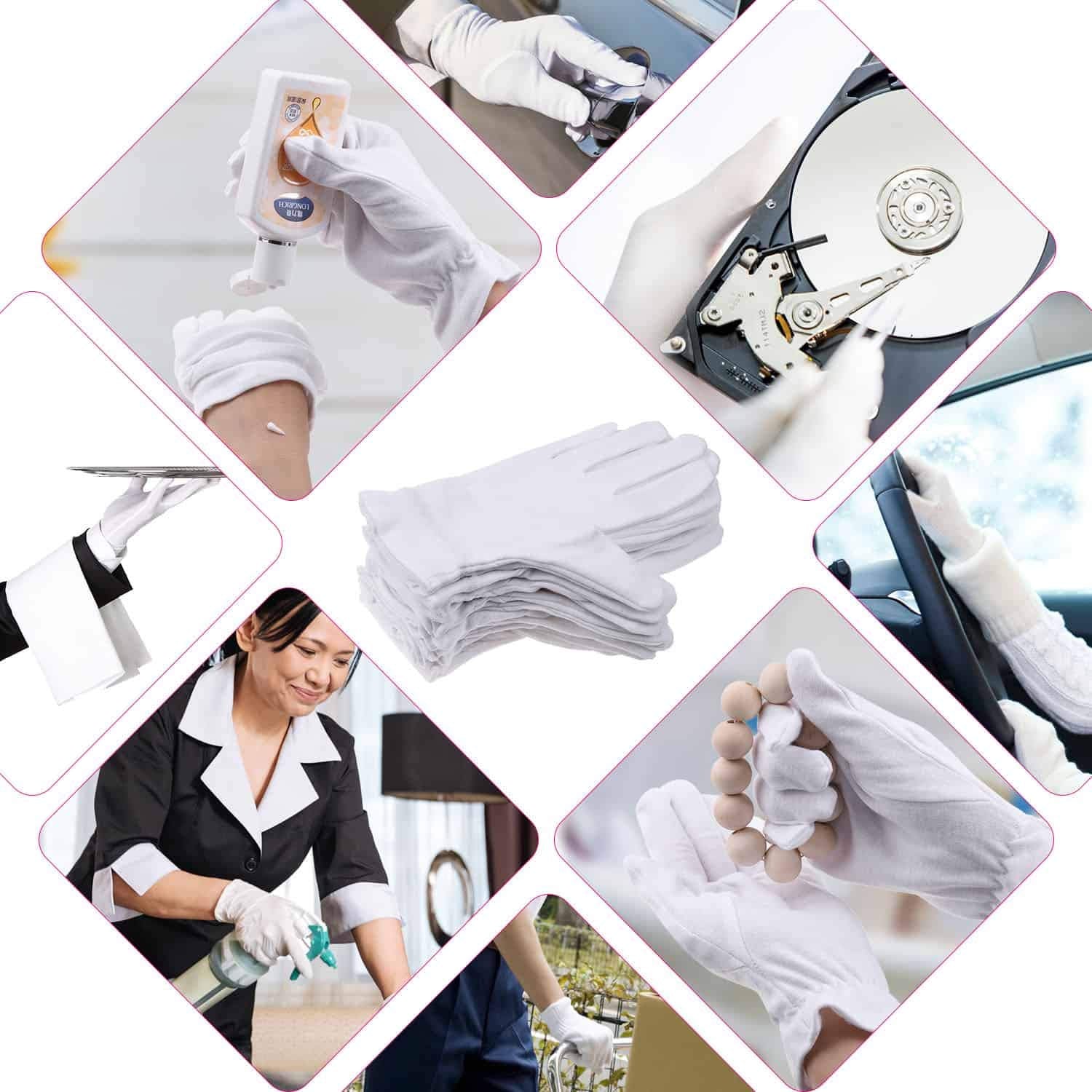 Selizo multi use cotton gloves ideal for delicate household tasks