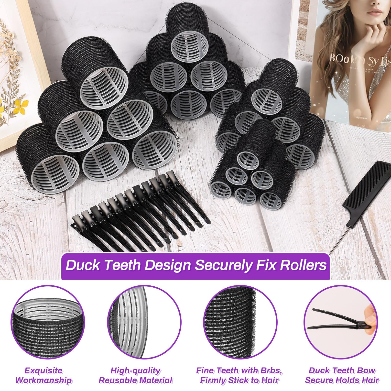 Selizo storage bag keeps rollers organized for travel.
