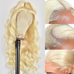SEMANK 613 body wave wig demonstrates soft movement and volume for stylish looks.