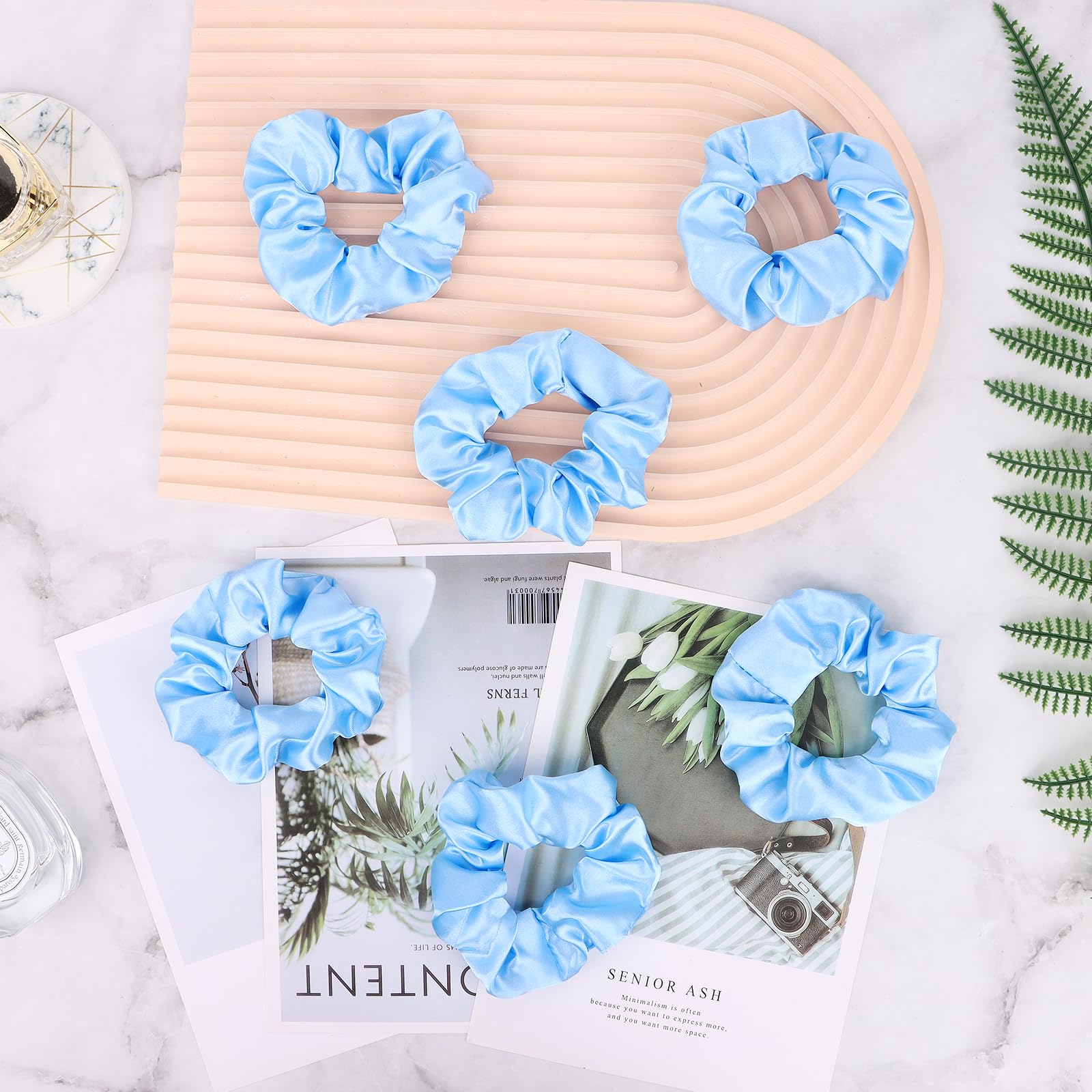 Semato 16-pack satin hair ties with quality control and risk-free assurance.