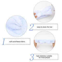 Semato bridesmaid blue spa headbands for coordinated wedding party styling