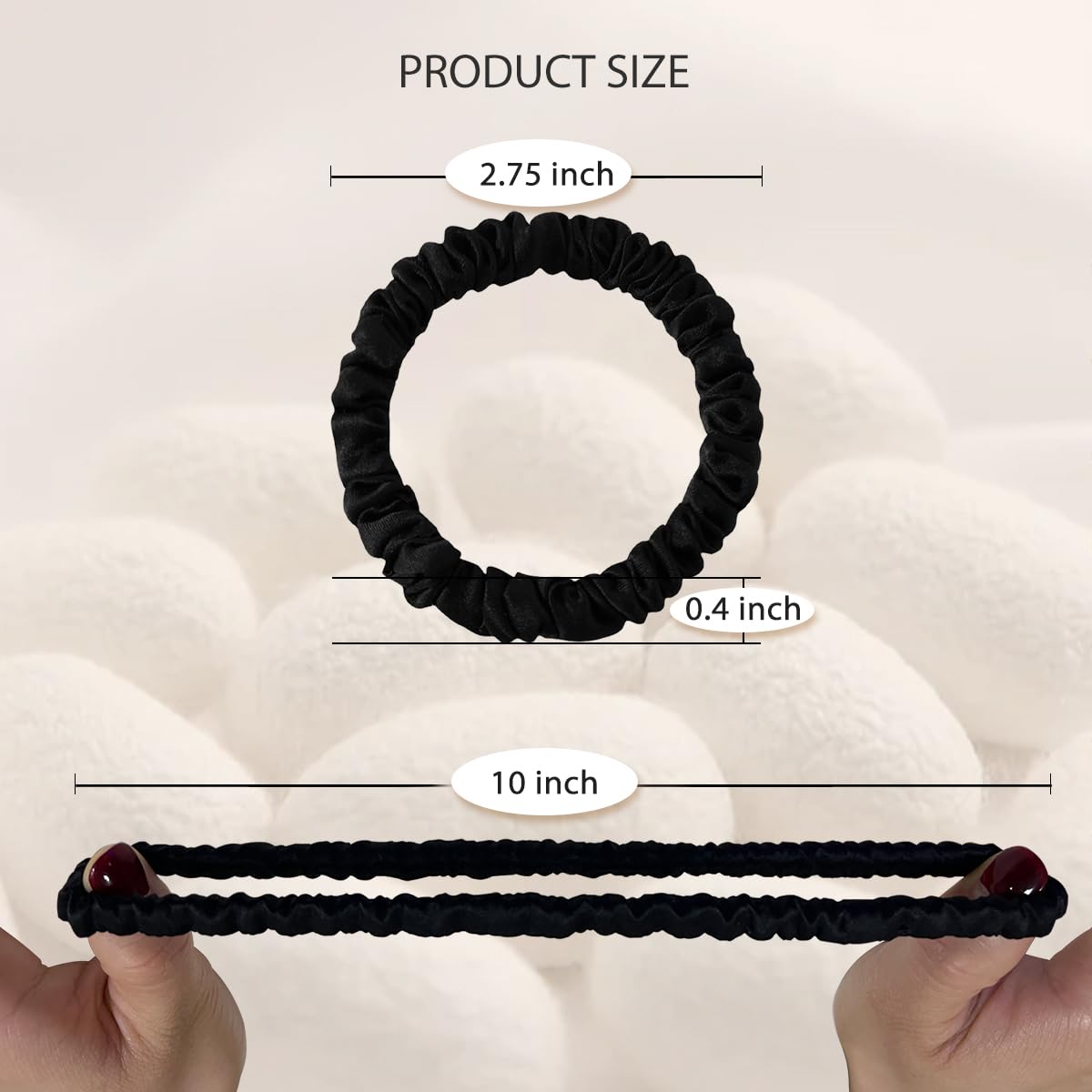 SEMRUE 22 momme silk close-up shows premium texture and smooth glide.