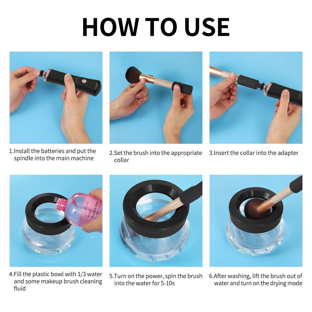 Senbowe brush-care ritual demonstrates efficient home grooming routine.