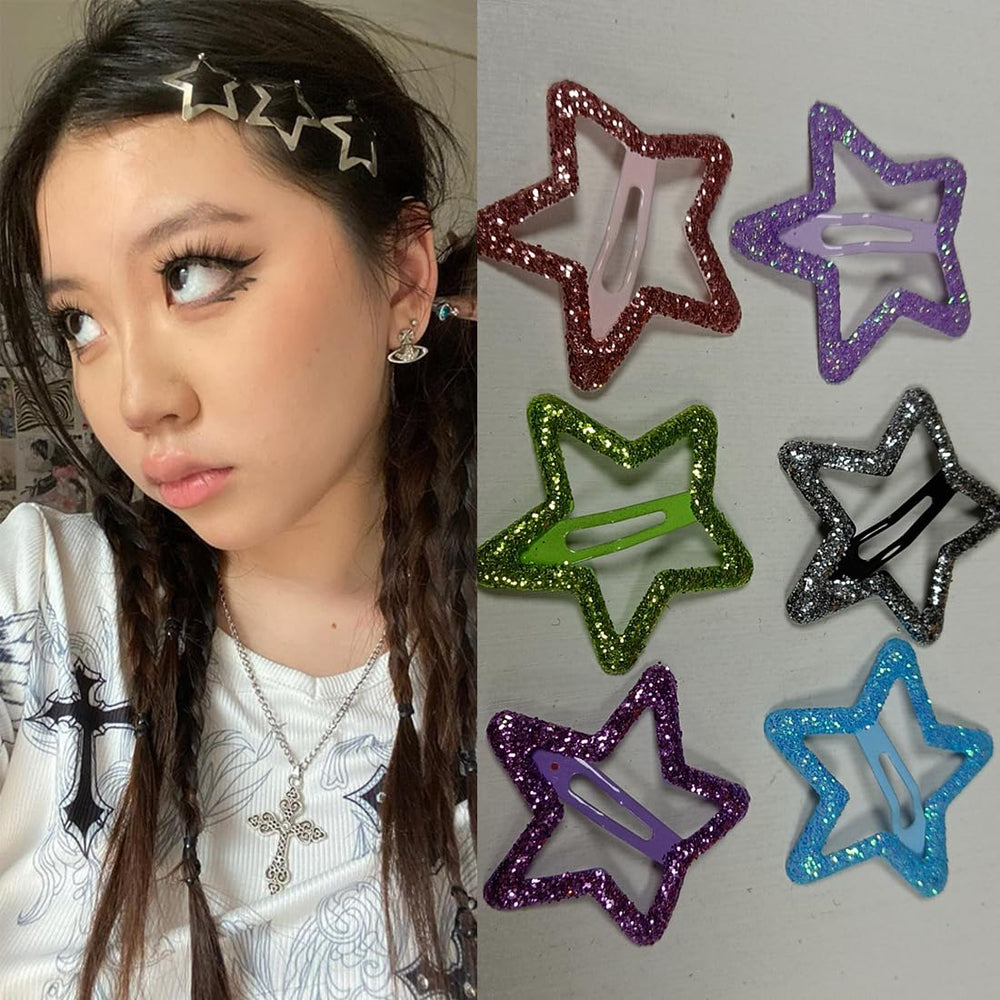 Seneeel star clip closeup reveals delicate pattern and subtle sparkle.