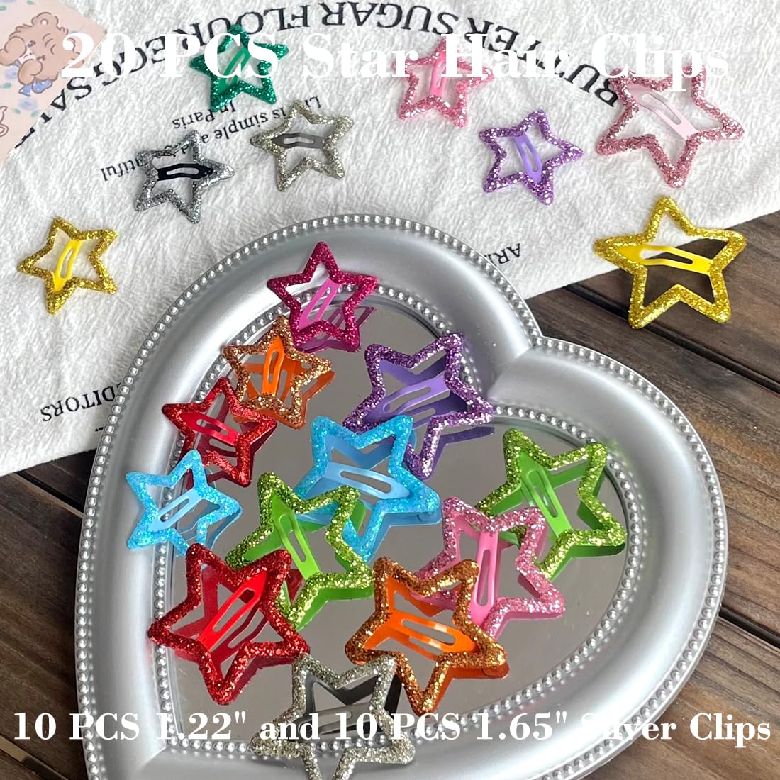 Seneeel star hair barrettes collection elevates outfits with whimsical charm.