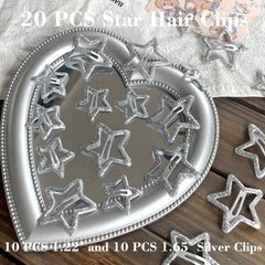 Seneeel star glitter accents clip adds playful sparkle to everyday looks.