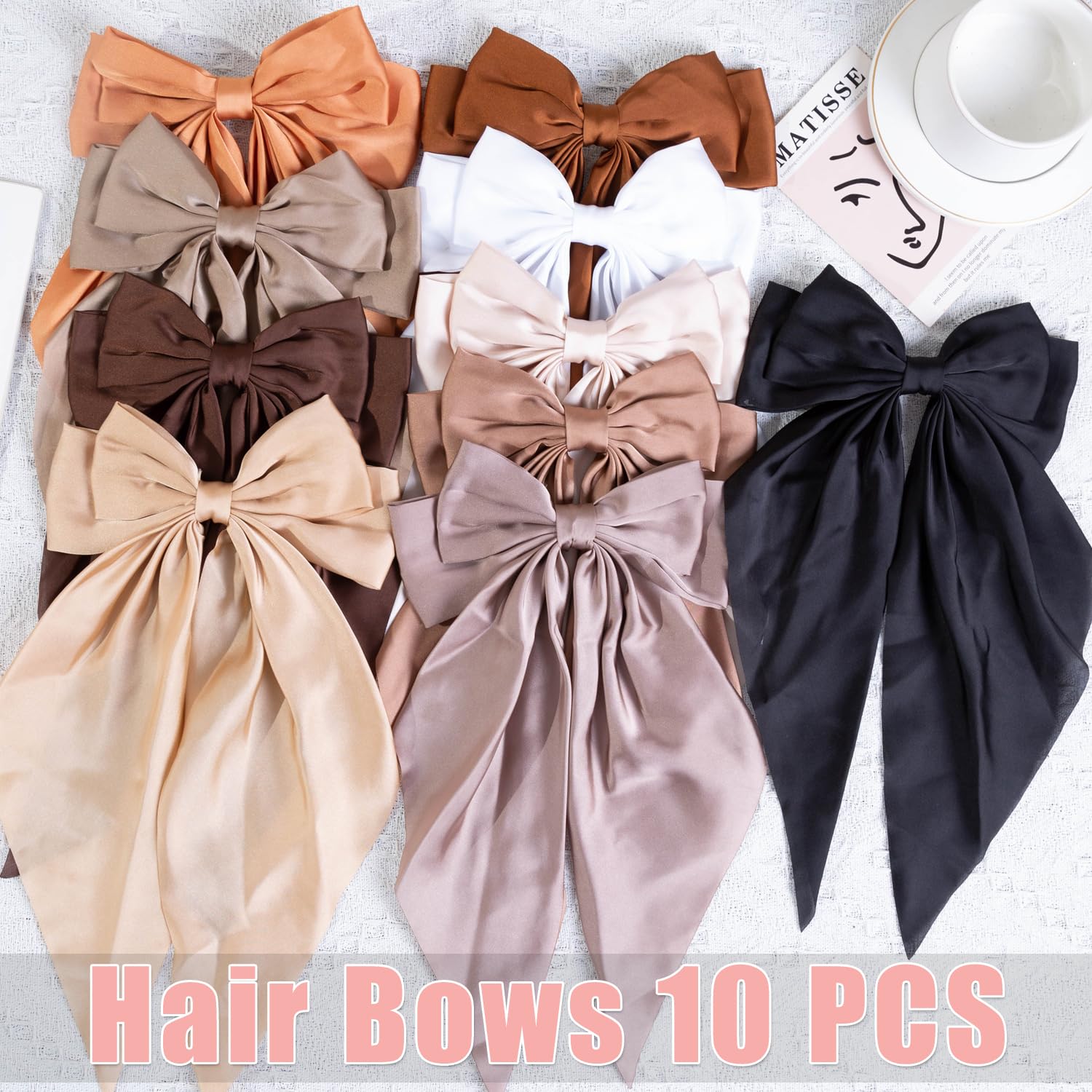 Seneeel versatile bow clips for effortless styling across outfits