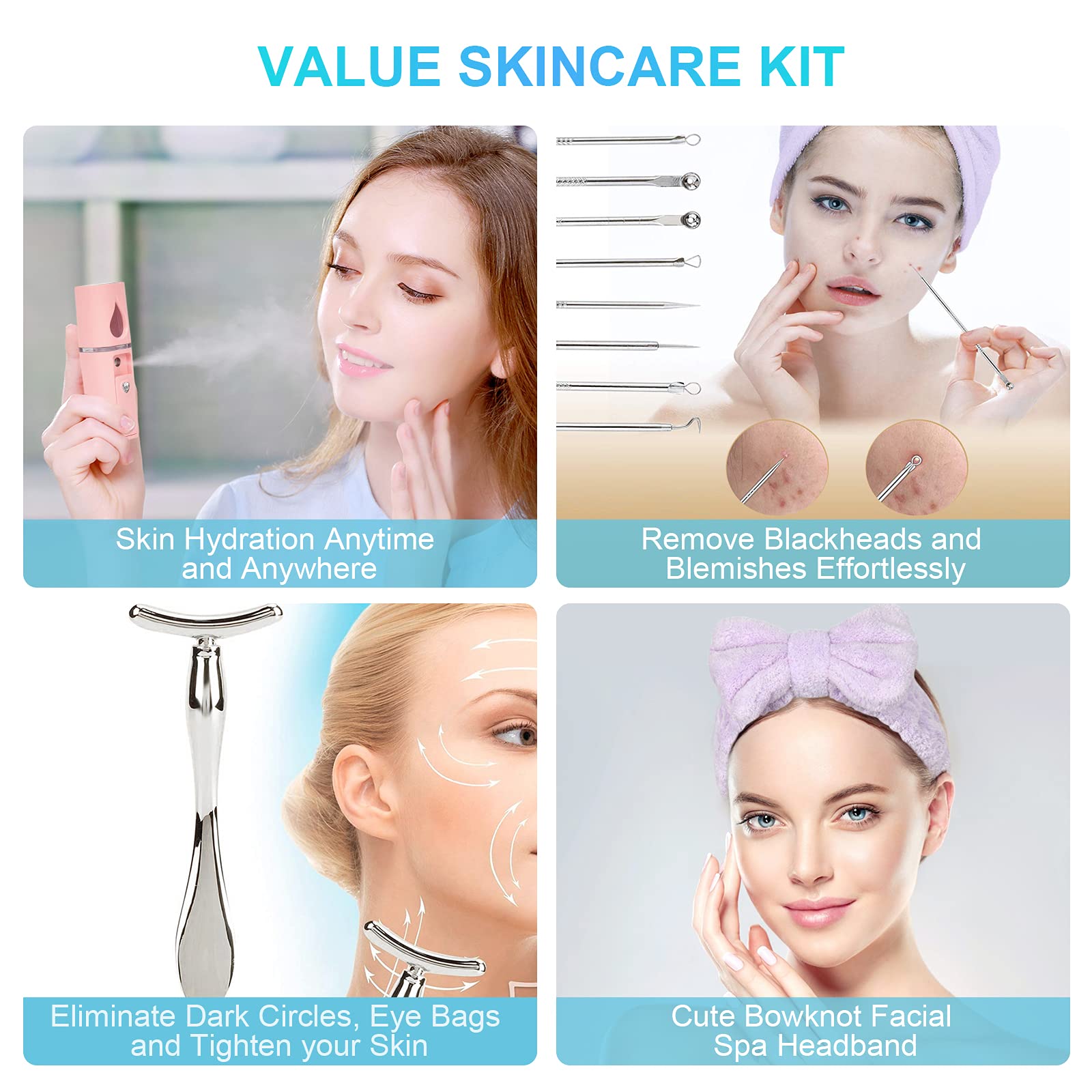 Seneryla complete skincare kit presents a versatile setup for daily care.