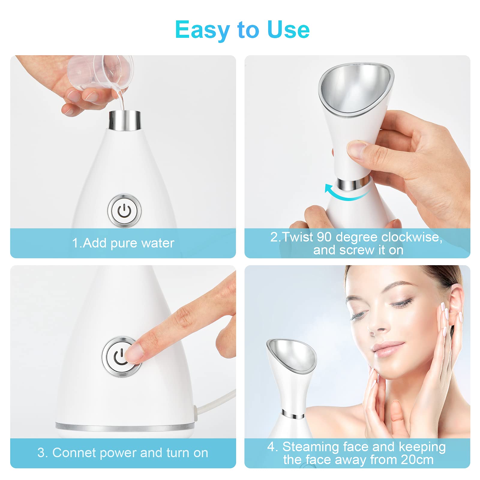 Seneryla included accessories emphasize comprehensive skincare toolkit ready for routine.