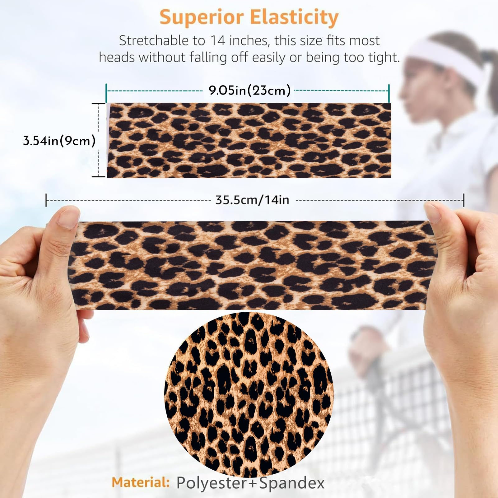 SENMAY headbands shown with makeup removal and daily wear usage.