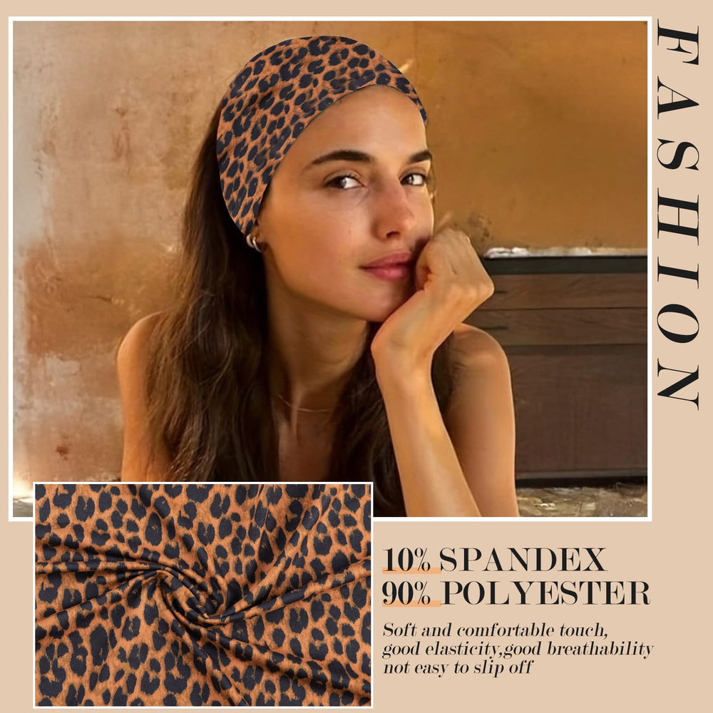 SENMAY headbands non-slip grip keeps in place during workouts.
