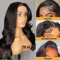 SENSAIRUITE 20-inch wig side profile highlights smooth, silky human hair