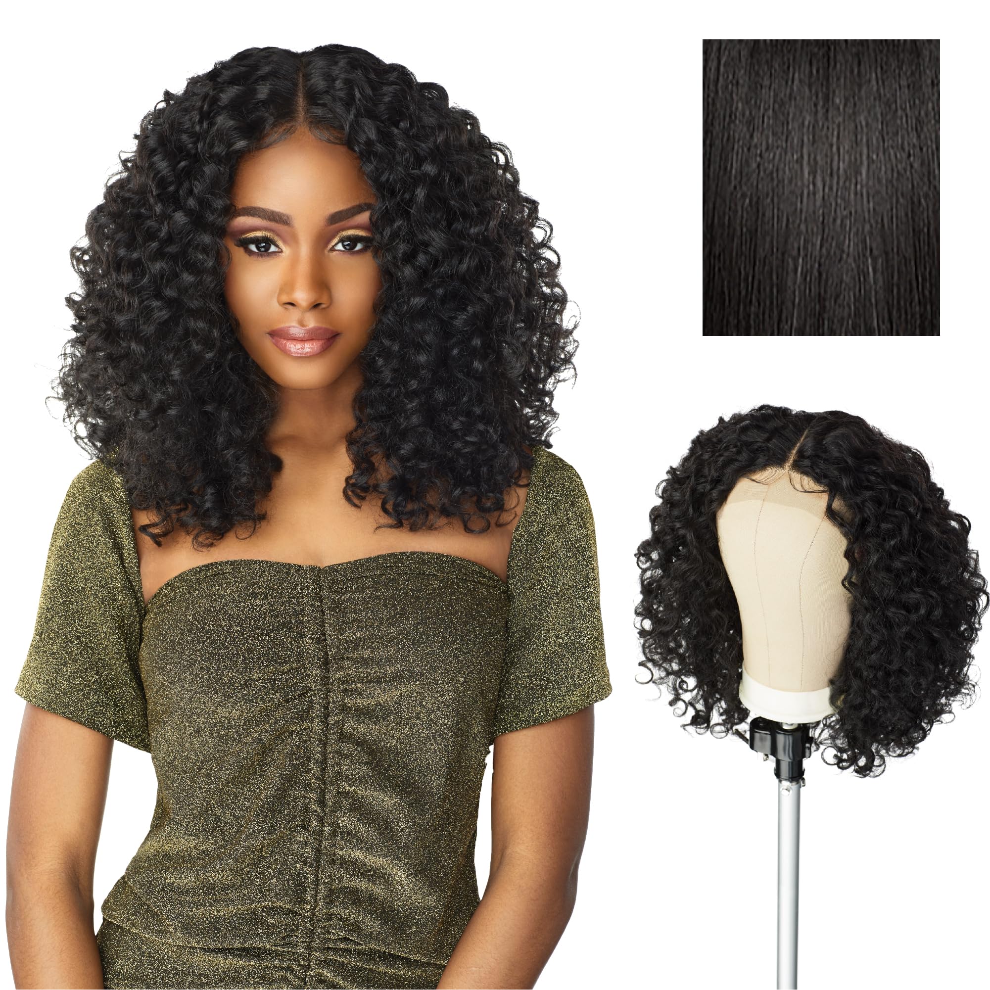 Sensationnel Butta Lace Wig front view shows natural hairline for seamless wear