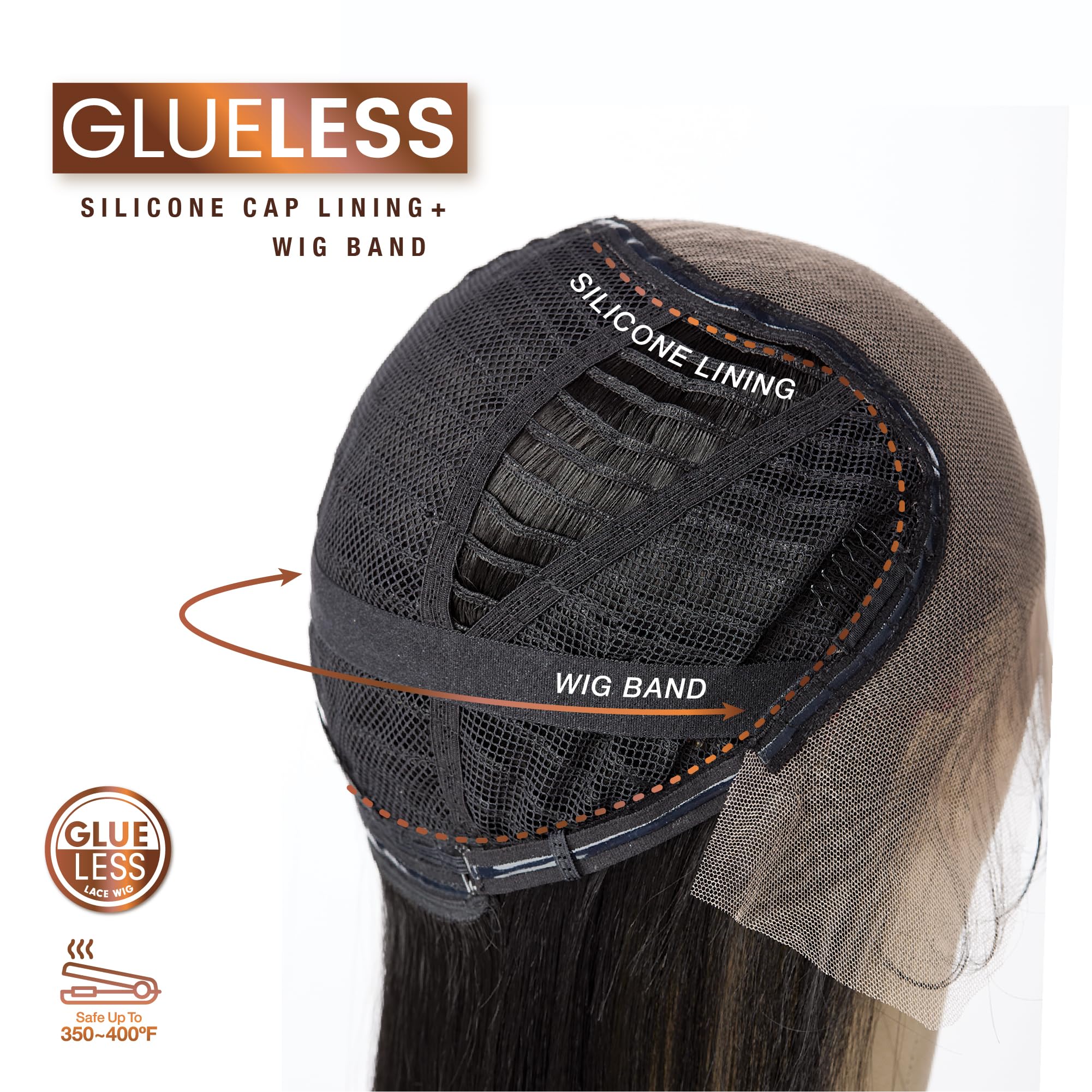 Sensationnel Bare Lace 13x6 thinner lace detail reduces lift for smooth wear