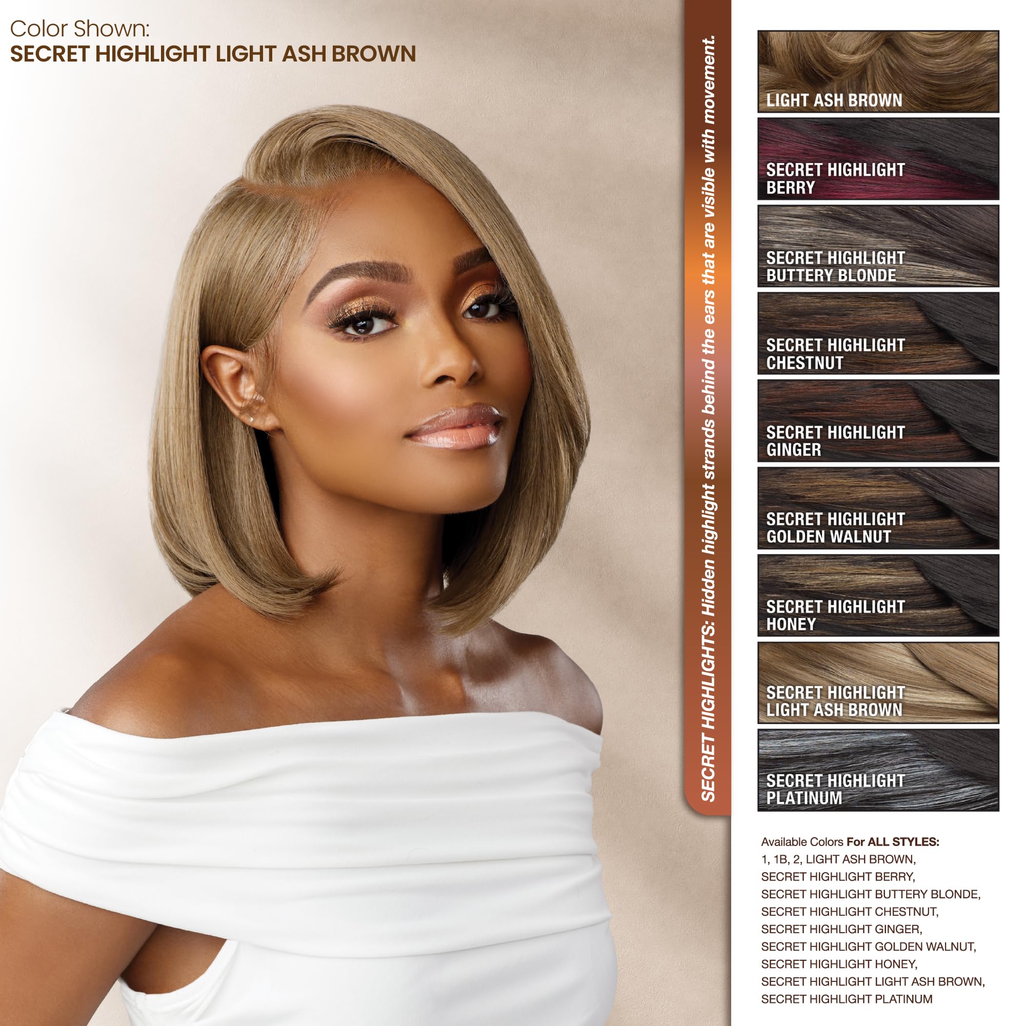 Sensationnel Bare Lace straight, wavy, and curly style options