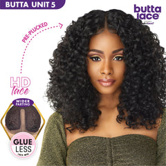 Sensationnel Butta Lace Wigs unit 5 side view showing seamless blend and comfortable wear