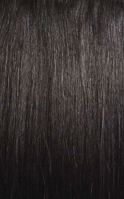 Sensationnel Half Wig Money Maker 1B closeup texture reveals premium synthetic fiber texture.