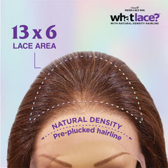 Sensationnel What Lace 13x6 Zelena side part for versatile styling.