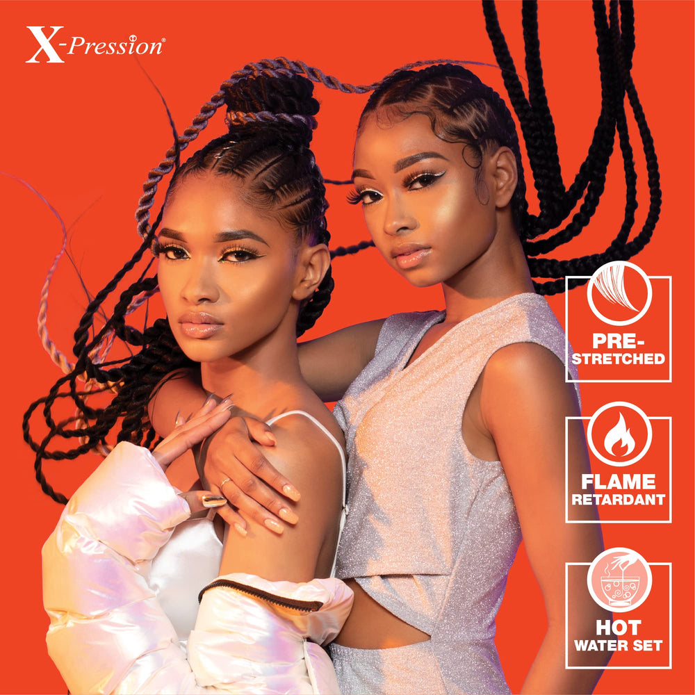Sensationnel X-pression Bohemian twist image suggests relaxed protective styles