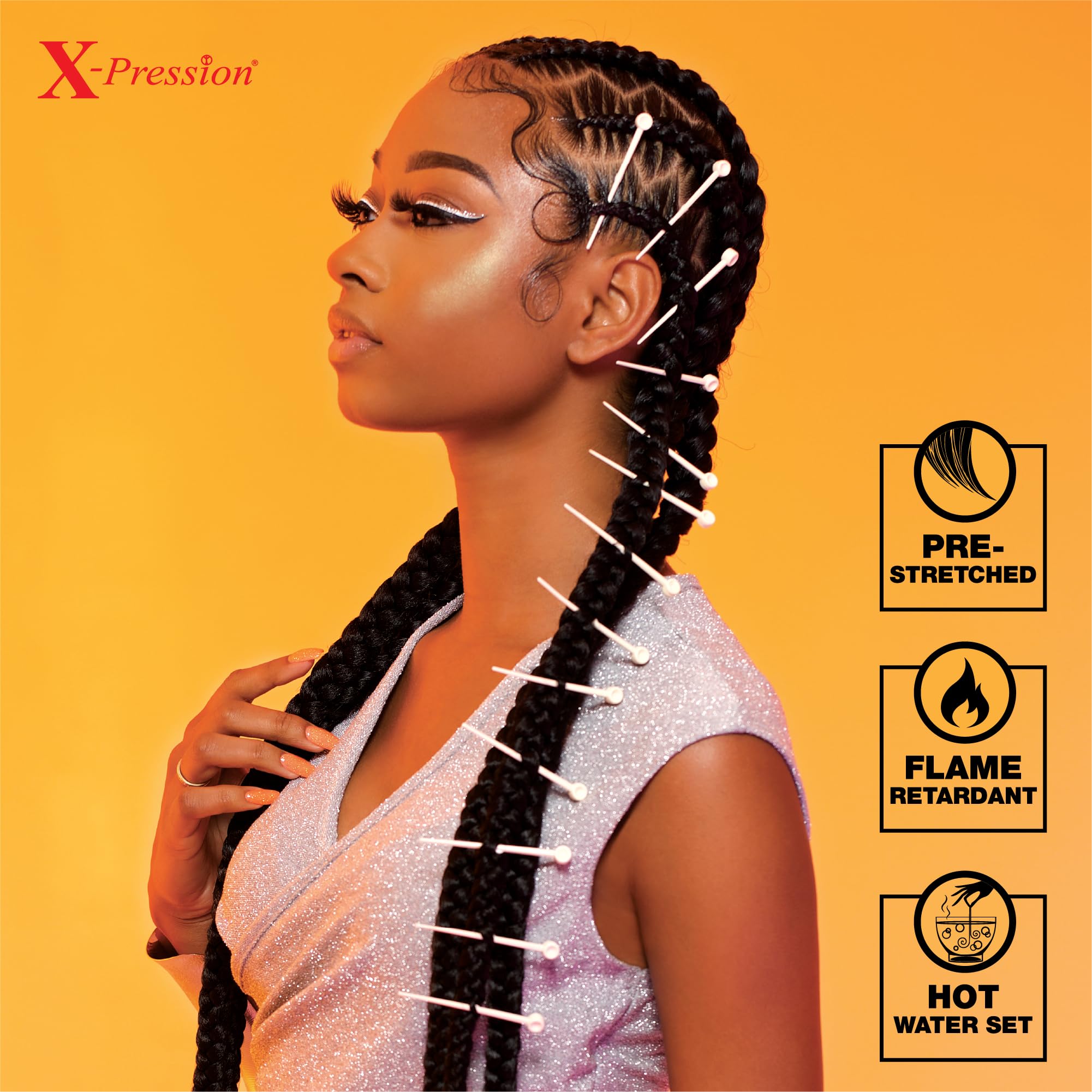 Sensationnel X-pression water wave option shown for versatility