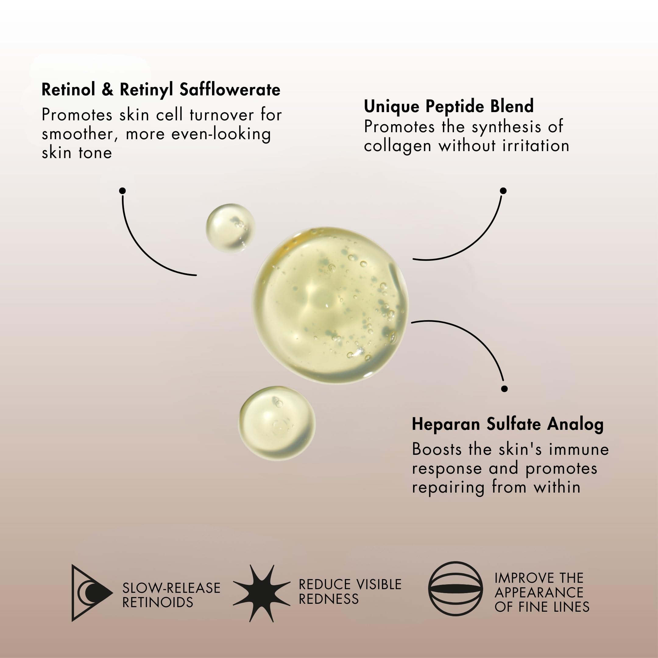Senté Bio Complete Serum dispensing pump demonstrates controlled release for sensitive skin.