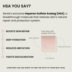 Sente Daily Soothing Cleanser application demonstrates easy daily use for sensitive skin.
