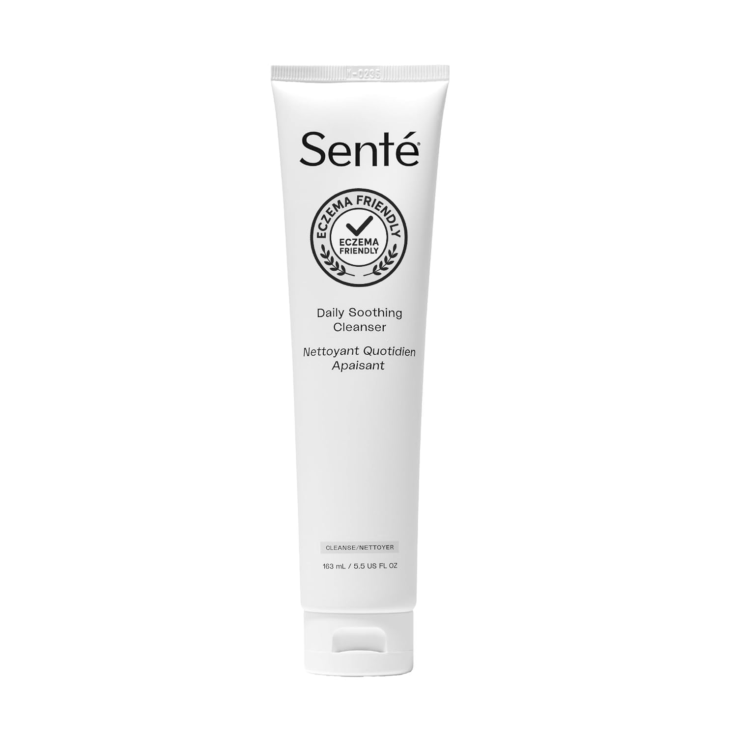 Sente Daily Soothing Cleanser bottle with gentle hydration for sensitive skin.