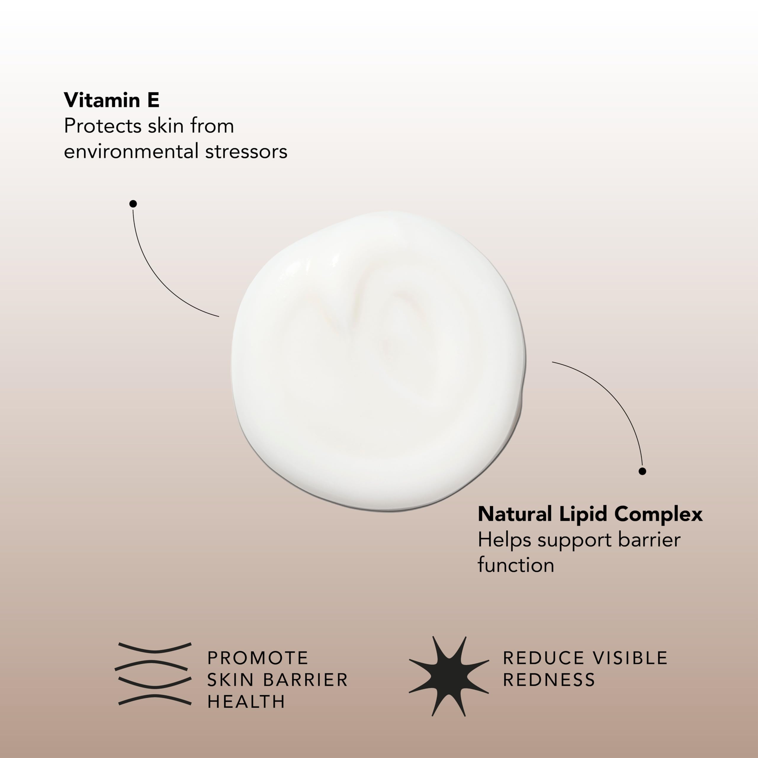 Sente Daily Soothing Cleanser label close-up emphasizes hypoallergenic, dermatologist-tested formula.