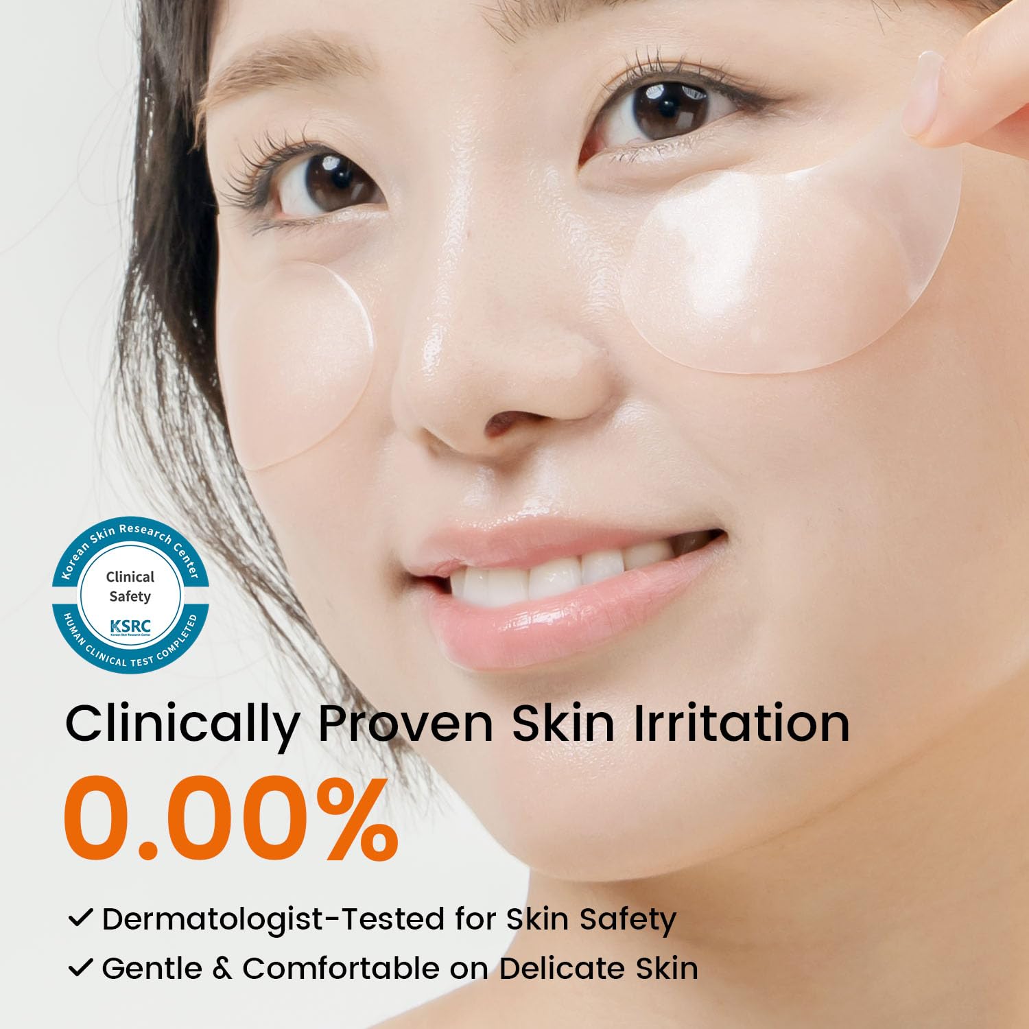 SEONGLOW caffeine under-eye patches niacinamide ingredient—brightening moisture support.