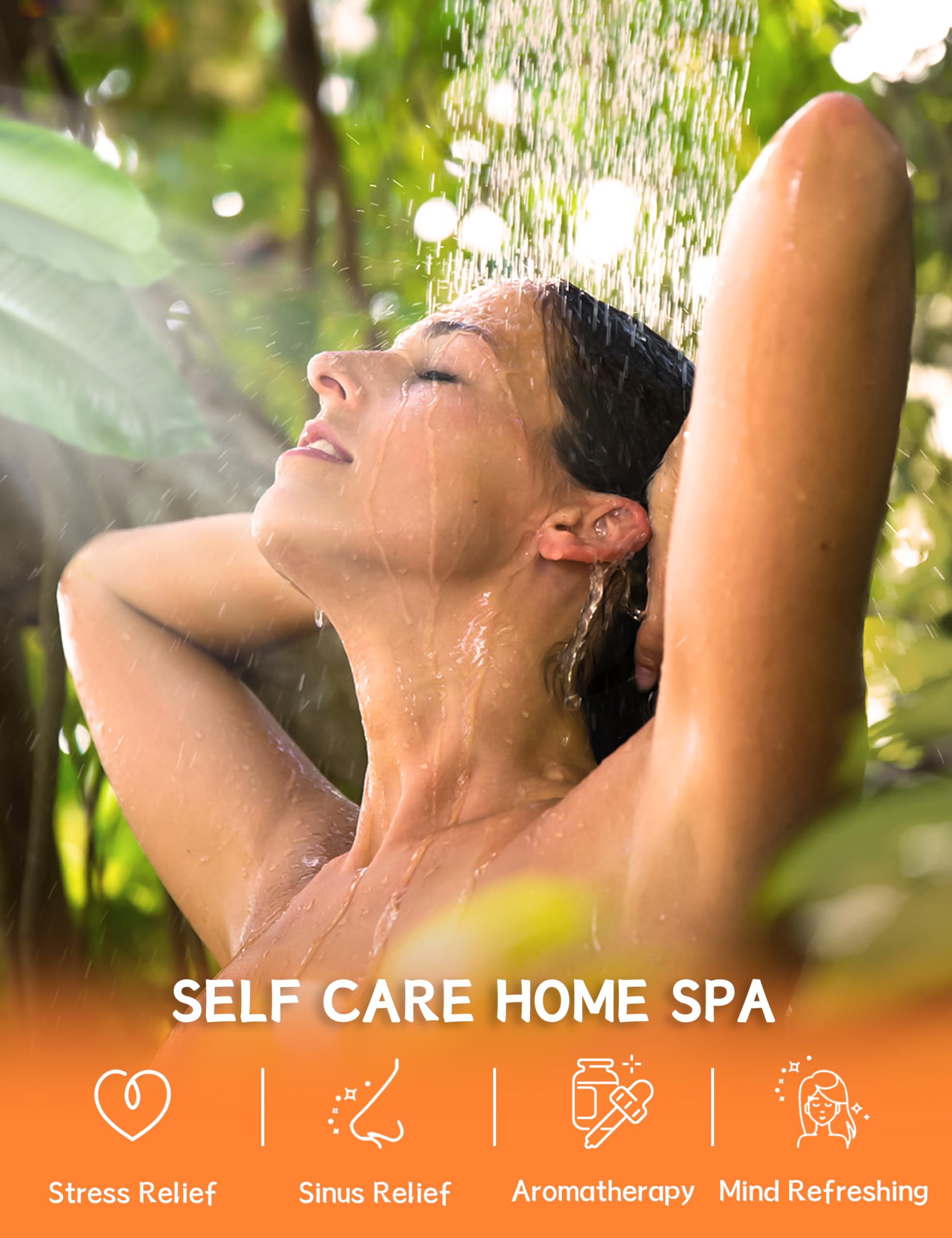 SEONNIX Aromas naturales en la ducha para mejorar el ánimo.