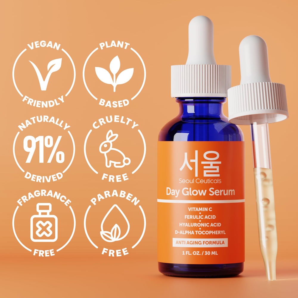 SeoulCeuticals brightening swirl close-up signals sunspot fading potential.