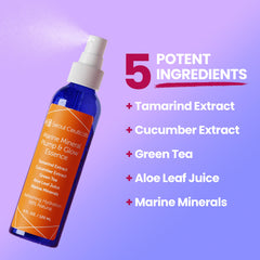SeoulCeuticals cucumber extract skin care closeup highlights cooling hydration and brightening prep