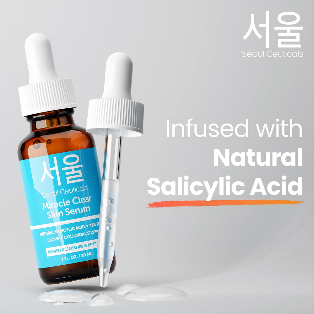 Add SeoulCeuticals Serum to your daily routine for targeted blemish care.