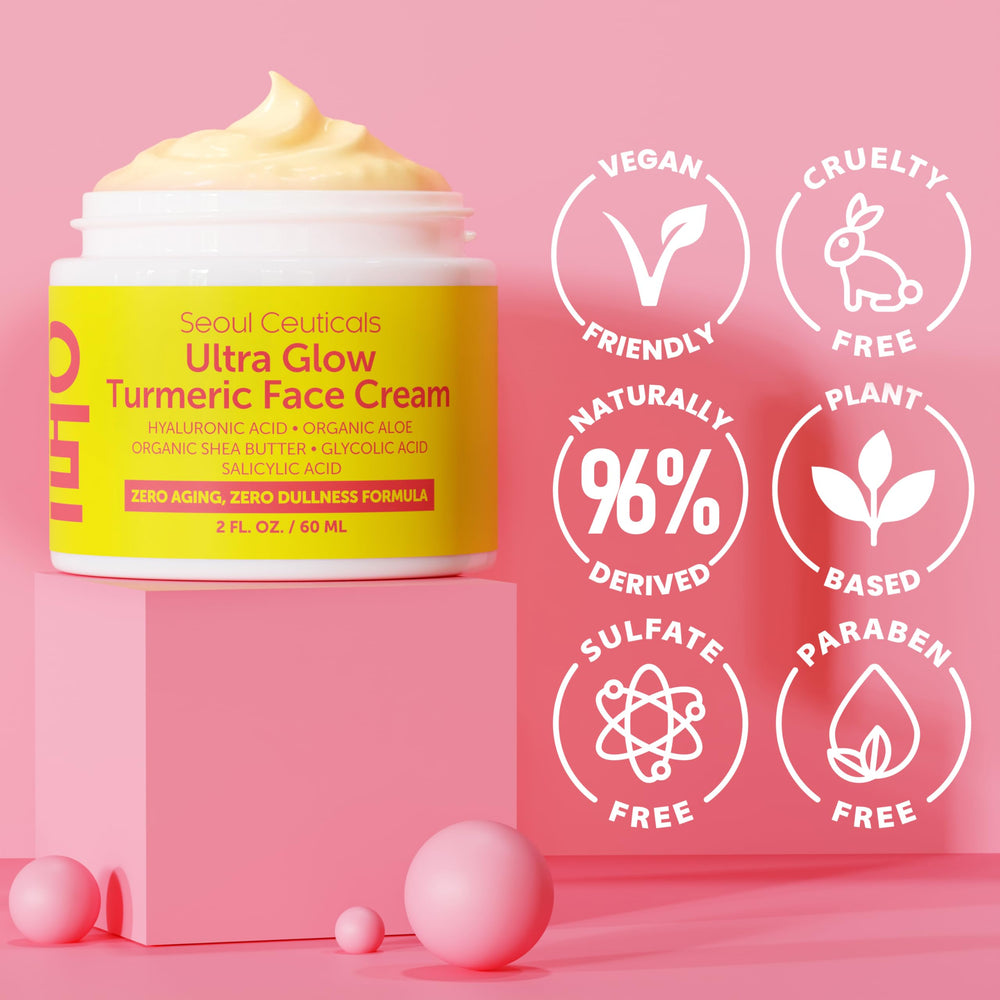 SeoulCeuticals Korean skincare routine integration shown with this unscented moisturizer.