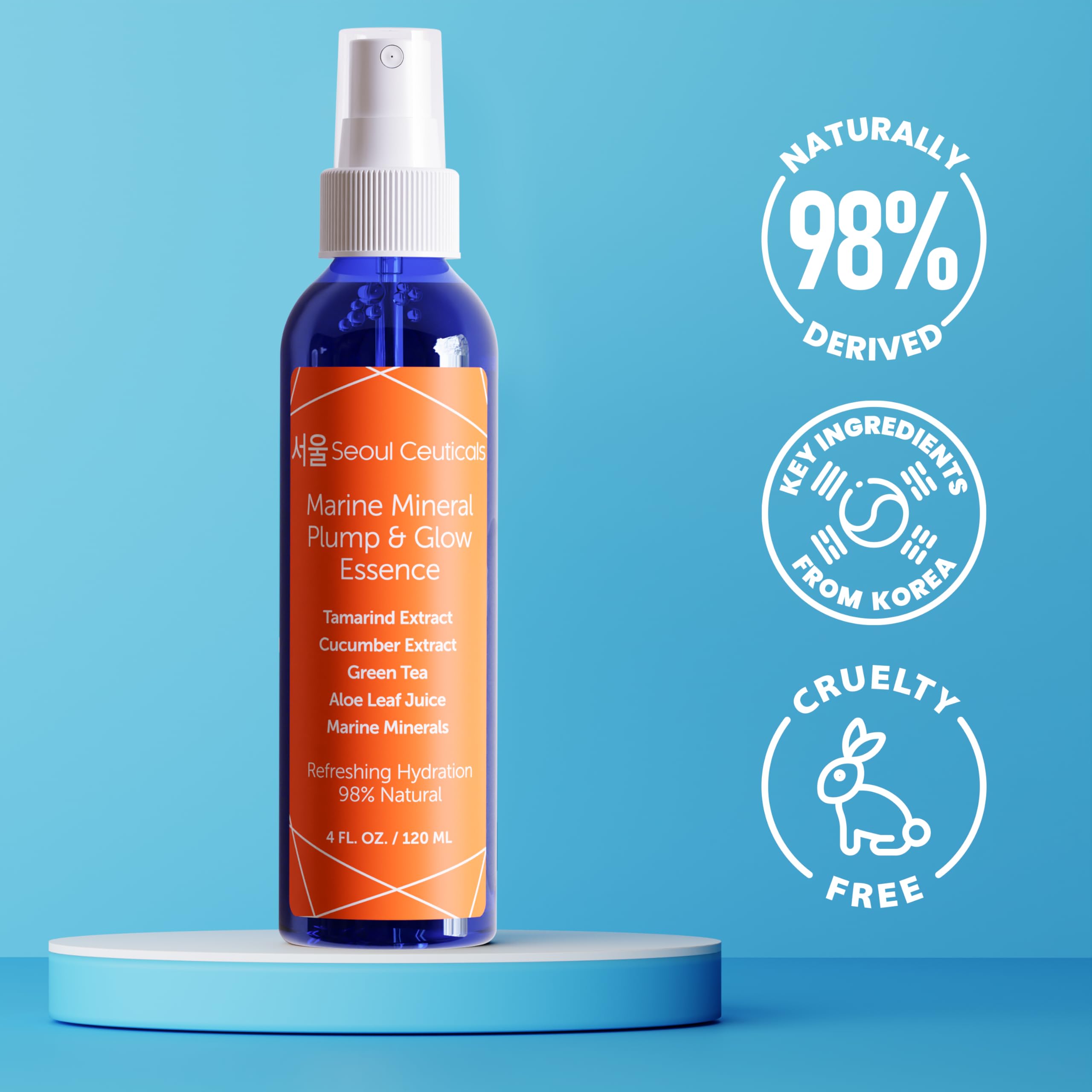 SeoulCeuticals marine minerals brightening collection shot suggests revitalized, even-toned glow