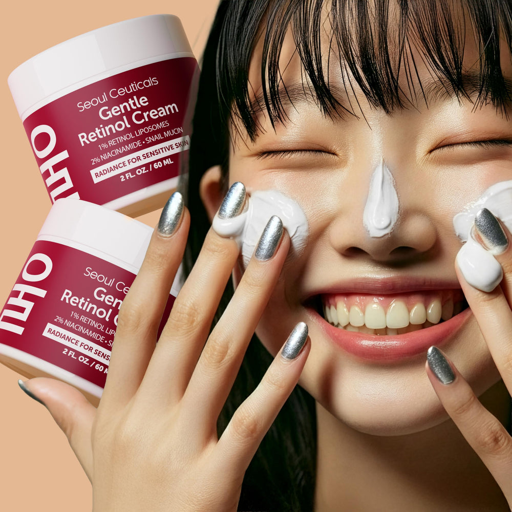 SeoulCeuticals Niacinamide ingredient bottle highlighting texture and tone improvement
