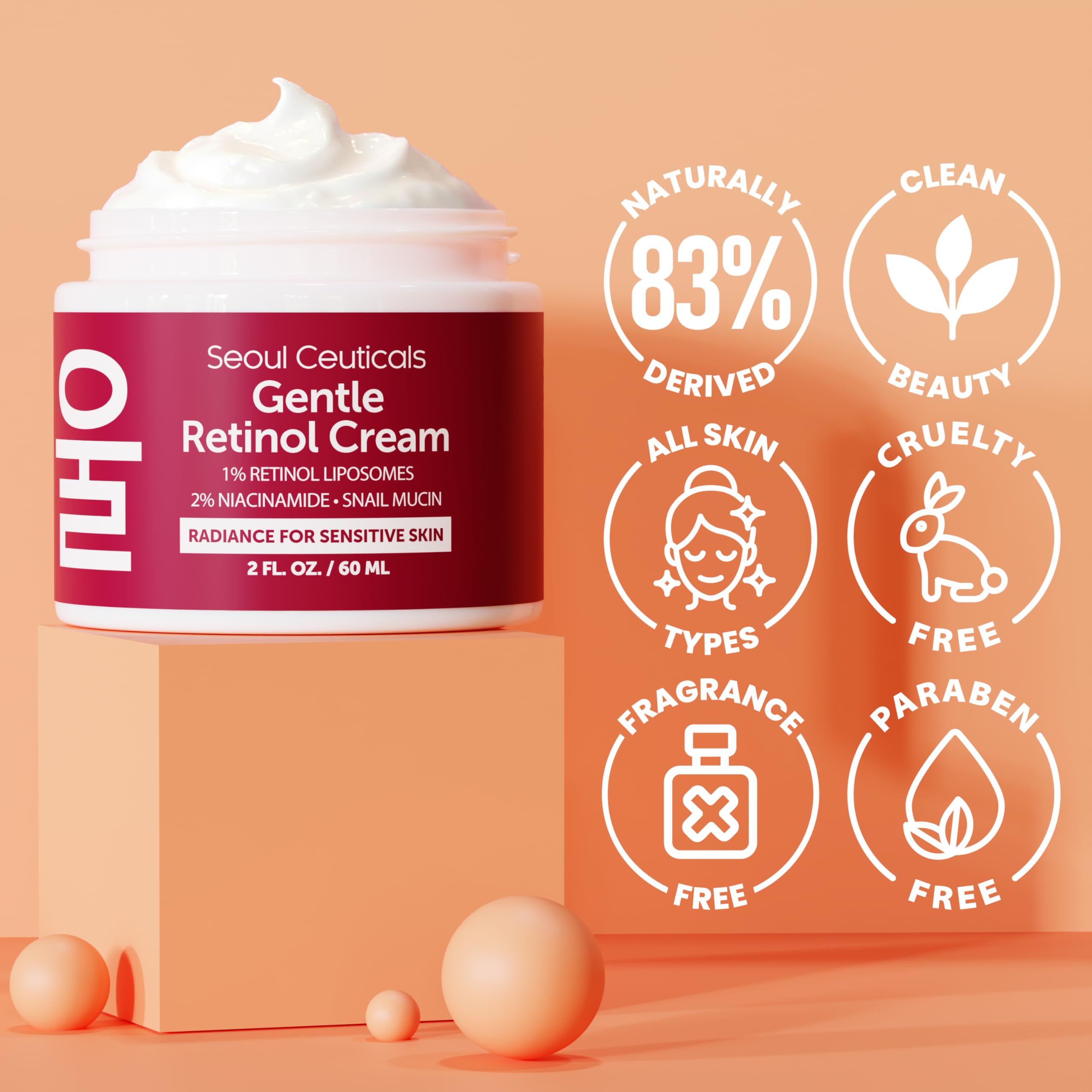 SeoulCeuticals night cream tub front with cruelty-free clean formulation