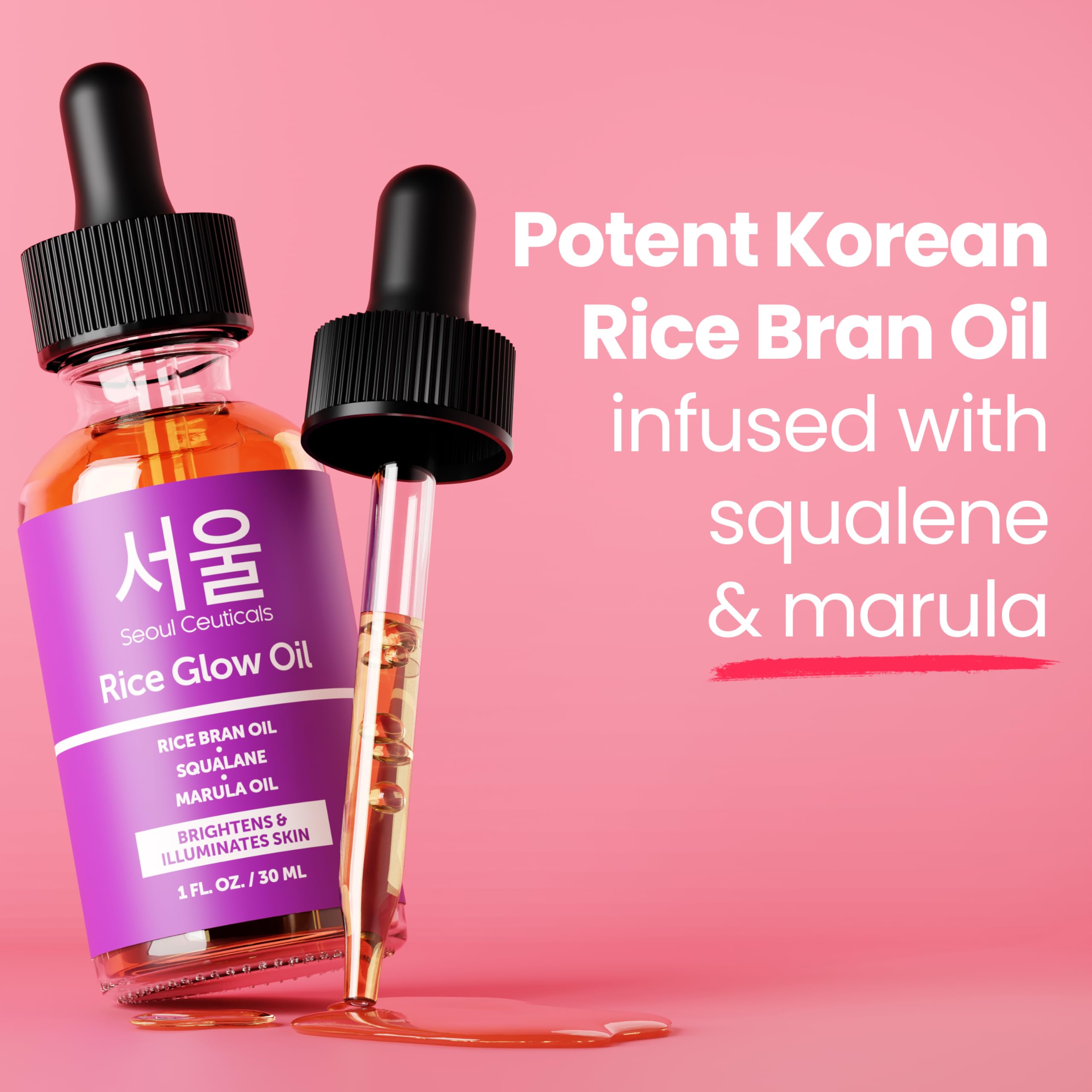 SeoulCeuticals rice bran oil vegan cruelty-free formula respects sensitive skin.