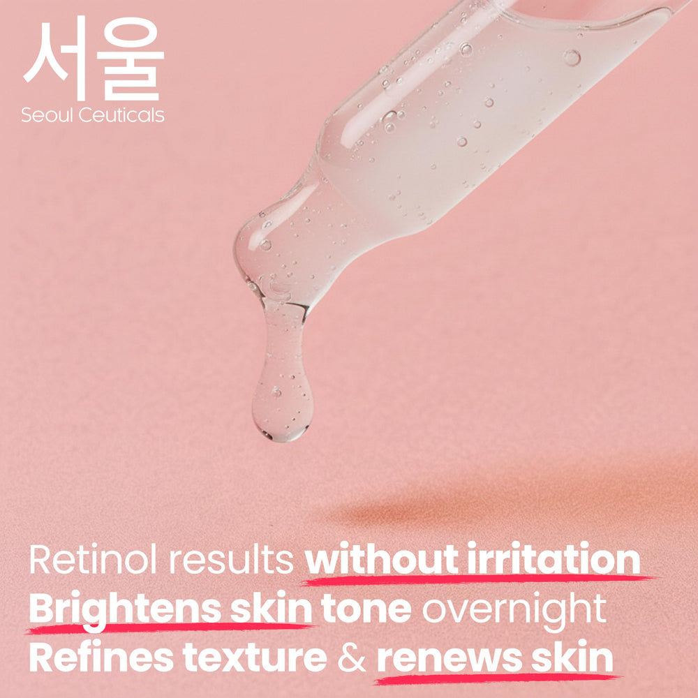 SeoulCeuticals serum application swatch demonstrates smooth application and hydration.